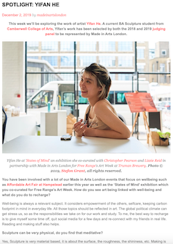 Made in Arts London Blog